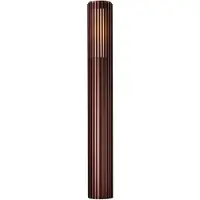 Nordlux Aludra Seaside colonne d'extérieur IP44, Variante : Ø 124 x 954 mm, E27, 15 W, métal brun