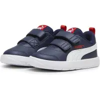 Puma Baskets 'Courtflex V3' bleu marine / rouge / blanc