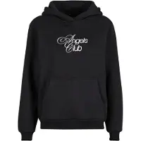Miss Tee Angels Club Fluffy Hoodie Noir 5XL Femme
