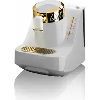 Arzum Machine à café, Cafetière, Blanc, Or