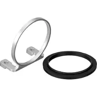 DJI Phantom 2 Kit de montage de filtre d'objectif (Vision) (P27) (Filtres pour drone), Drone : accessoires, Noir, Argent