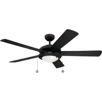 WESTINGHOUSE Ventilateur De Plafond Comète 78719 - 132 Cm , Finition Noire