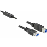 DeLOCK Câble actif USB 3.2 Gen 1 USB type A vers USB type B 5 m (85379)