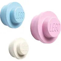 LEGO Lot de porte-manteaux - blanc, bleu clair et rose