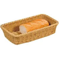 Kesper Corbeille à pain et à fruits rectangulaire35 x 20 cm, Stockage du pain, Marron