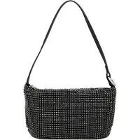 NAEMI Sac bandoulière noir / argent
