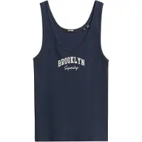 Superdry Athletic Ess Graphic Sleeveless T-shirt Bleu XL Femme