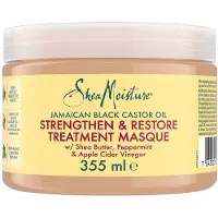 SheaMoisture Shea Moisture Masque Stimulant & Réparateur Intense à L'huile de Ricin Noir de Jamaïque (340g)