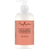 Shea Moisture Après-shampoing au karité, à la noix de coco et à l'hibiscus pour cheveux ondulés et bouclés 384 ml