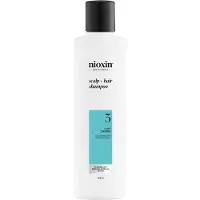 Nioxin Scalp and Hair Thickening System 3 Shampoing Pour Cheveux Colorés, Secs Et Abîmés, Légèrement Clairsemés [300 ml]