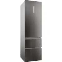 Haier HTW7620CNMP, 414 l, Système sans givre (réfrigérateur), SN-T, 10 kg/24h, C, Noir