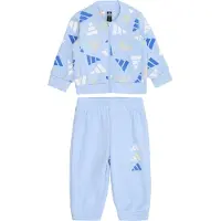 Adidas Seasonal Essentials Logo Celebration Fleece Tracksuit Bleu 9-12 Months Garçon