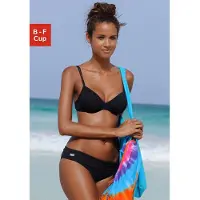 Buffalo Hauts de bikini 'Happy' noir