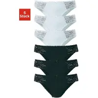 Petite fleur Slip noir / blanc
