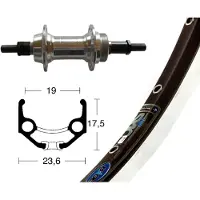 Winora Roue Arrière Rigida Zac 19 6-7s