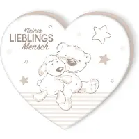 Baby Best Coussin contour coeur de l'homme préféré (33 x 29 cm)