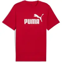 Puma T-Shirt fonctionnel 'Essentials No. 1' rouge sang / blanc