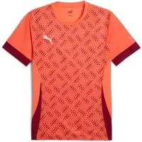 Puma T-shirt à manches courtes Individual Graphic, orange, taille S, homme