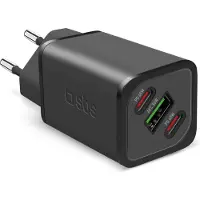 SBS Chargeur de batterie GaN de 65 watts avec Power Delivery (PD)