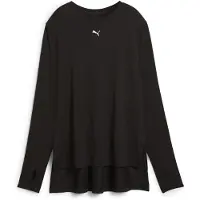Puma Femmes, T-shirt de sport, Tee surdimensionné Modest (XS), Noir, XS