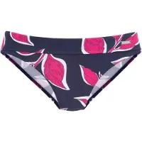 LASCANA Bas de bikini bleu marine / rose / blanc