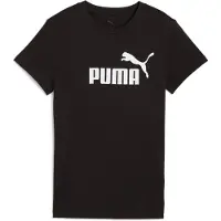Puma T-shirt fonctionnel 'ESS No. 1' noir / blanc