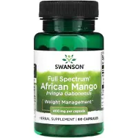 Swanson Health , Mango Africain Spectre Complet, 400 mg, 60 Gélules