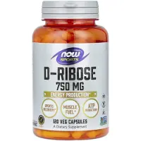 Now D-Ribose 750 mg D-Ribose 120 gélules