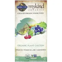 Garden of life , MyKind Organics, Calcium Végétal Biologique, 90 Comprimés Végétaliens