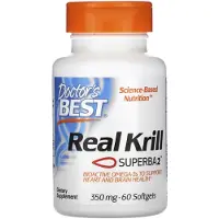 Doctors Best , Krill Réel, 350 mg, 60 Gélules