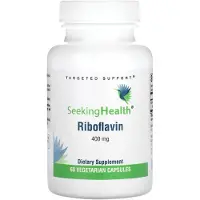 Seeking Health , Riboflavine, 400 mg, 60 Gélules Végétariennes
