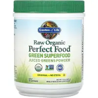 Elämän puutarha,Garden of Life Super Aliment Vert Bio Brut Parfait, Original - 207g