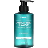 Kundal Dandruff Relief Shampoo Apple Green Tea shampoing anti-pelliculaire et anti-démangeaisons pour peaux sèches 500 ml