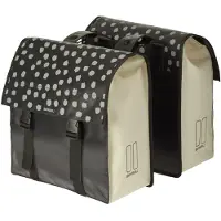 Basil Urban Load Double Sacoche de Vélo 53L Noir/Blanc