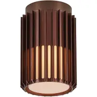 Nordlux Plafonnier d'extérieur brun métallisé Aludra 18 Seaside pour ampoule E27 2118006261