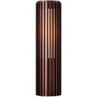 Nordlux Aludra Seaside colonne d'extérieur IP44, Variante : Ø 124 x 454 mm, E27, 15 W, métal brun