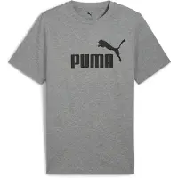 Puma T-Shirt fonctionnel 'Essentials No. 1' gris foncé / noir