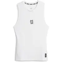 Puma Hommes, T-shirt de sport, Hoops Team Slvs Top Baselayer (4XL), Blanc, 4XL