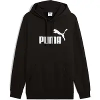 Puma Sweat-shirt 'Ess No. 1' noir / blanc