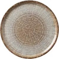Hendi Assiette à pizza Crète ⌀330mm, Assiettes, Marron