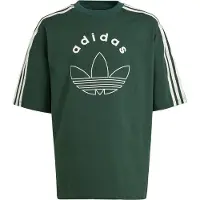 Adidas T-Shirt 'Graphic Tee' sapin / blanc