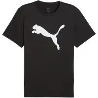 Puma T-Shirt fonctionnel 'Tad Essentials' noir / blanc