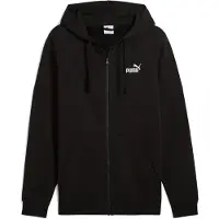 Puma Veste de survêtement 'Ess No. 1' noir / blanc