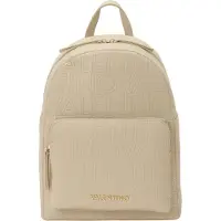 Valentino sac Pansy écru, logo embossé, rabat
