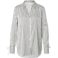 LeGer By Lena Gercke Chemisier 'Maischa' noir / blanc cassé