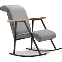 Hannah Home , Yoka- FTN1704, gris, chaises de bureau, structure : 100 % métal