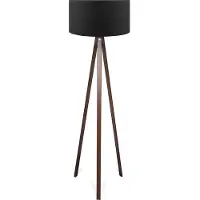 Opviq , AYD - 2222, Lampadaire, noir, MDF, 38 x 38 x 140 cm