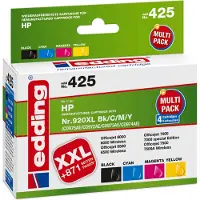 Edding Cartouche d'encre 18-425 comme HP No.920XL sw/c/m/y 4 pcs/paquet