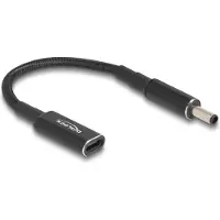 DeLOCK Câble adaptateur pour câble de chargement d'ordinateur portable Prise USB Type-C vers prise Dell (0.15 m, USB 3.2 Gen 1)