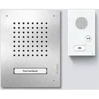 Siedle&Söhne SIEDLE & SÖHNE Siedle Audio-Set SET CLAB 850-1 E/W Siedle Classic acier inoxydable/blanc